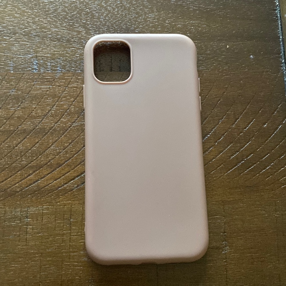 Shein Solid Brown Phone case Iphone 11